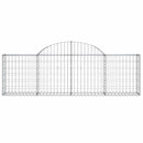 buet gabionkurv 200x30x60/80 cm galvaniseret jern