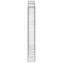 buet gabionkurv 200x30x220/240 cm galvaniseret jern