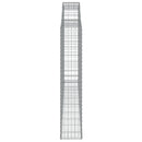 buet gabionkurv 300x30x160/180 cm galvaniseret jern