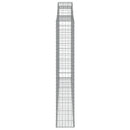 buet gabionkurv 300x30x180/200 cm galvaniseret jern