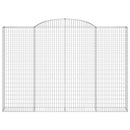 buet gabionkurv 300x30x200/220 cm galvaniseret jern