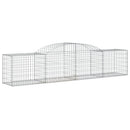 buet gabionkurv 300x50x60/80 cm galvaniseret jern