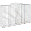 buet gabionkurv 300x50x180/200 cm galvaniseret jern