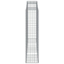 buet gabionkurv 300x50x200/220 cm galvaniseret jern