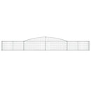 buet gabionkurv 400x30x40/60 cm galvaniseret jern