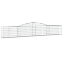 buet gabionkurv 400x30x60/80 cm galvaniseret jern