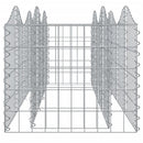 buet gabion-højbed 200x50x50 cm galvaniseret jern