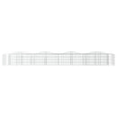 buet gabion-højbed 400x50x50 cm galvaniseret jern