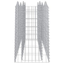 buet gabion-højbed 200x50x100 cm galvaniseret jern