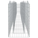 buet gabion-højbed 600x50x100 cm galvaniseret jern