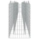 buet gabion-højbed 800x50x100 cm galvaniseret jern