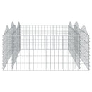 buet gabion-højbed 200x100x50 cm galvaniseret jern