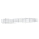 buet gabion-højbed 400x100x50 cm galvaniseret jern