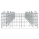 buet gabion-højbed 600x100x50 cm galvaniseret jern