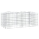 buet gabion-højbed 200x100x100 cm galvaniseret jern