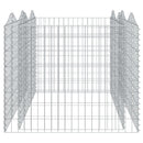 buet gabion-højbed 200x100x100 cm galvaniseret jern