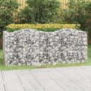 buet gabion-højbed 200x100x100 cm galvaniseret jern