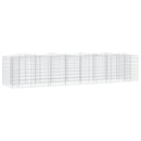 buet gabion-højbed 400x100x100 cm galvaniseret jern