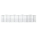 buet gabion-højbed 400x100x100 cm galvaniseret jern
