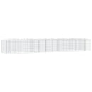 buet gabion-højbed 600x100x100 cm galvaniseret jern