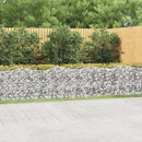 buet gabion-højbed 600x100x100 cm galvaniseret jern