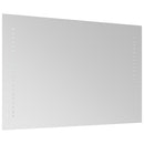 badeværelsesspejl med LED-lys 40x60 cm