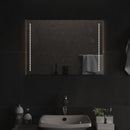 badeværelsesspejl med LED-lys 50x70 cm