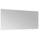 badeværelsesspejl med LED-lys 40x90 cm