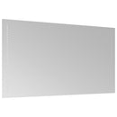 badeværelsesspejl med LED-lys 50x90 cm