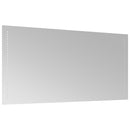 badeværelsesspejl med LED-lys 50x100 cm