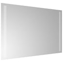 badeværelsesspejl med LED-lys 40x60 cm