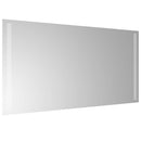 badeværelsesspejl med LED-lys 40x80 cm