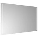 badeværelsesspejl med LED-lys 50x80 cm