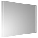 badeværelsesspejl med LED-lys 60x80 cm