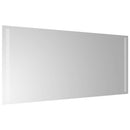 badeværelsesspejl med LED-lys 40x90 cm