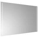 badeværelsesspejl med LED-lys 60x90 cm
