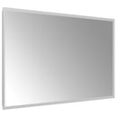 badeværelsesspejl med LED-lys 50x80 cm
