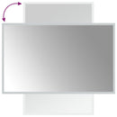badeværelsesspejl med LED-lys 50x80 cm