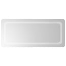 badeværelsesspejl med LED-lys 40x90 cm