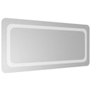badeværelsesspejl med LED-lys 40x90 cm