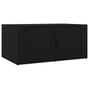 sofabord 80x50x36 cm konstrueret træ sort
