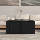 sofabord 80x50x36 cm konstrueret træ sort