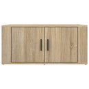 sofabord 80x50x36 cm konstrueret træ sonoma-eg