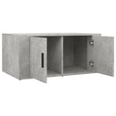 sofabord 80x50x36 cm konstrueret træ betongrå