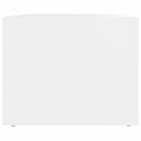 sofabord 80x50x40 cm konstrueret træ hvid
