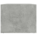 sofabord 80x50x40 cm konstrueret træ betongrå