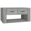 sofabord 80x50x40 cm konstrueret træ grå sonoma-eg
