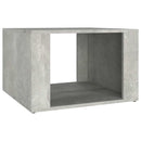 sengebord 57x55x36 cm konstrueret træ betongrå