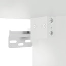 væghængt tv-skab 57x34,5x40 cm hvid