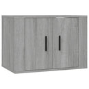 væghængt tv-skab 57x34,5x40 cm grå sonoma-eg